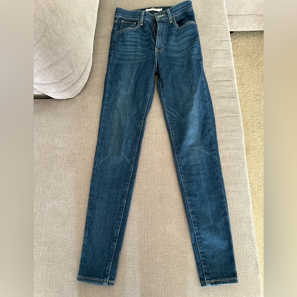Levi’s Milehigh medium wash super skinny Jean 26W 30L - Picture 4 of 7